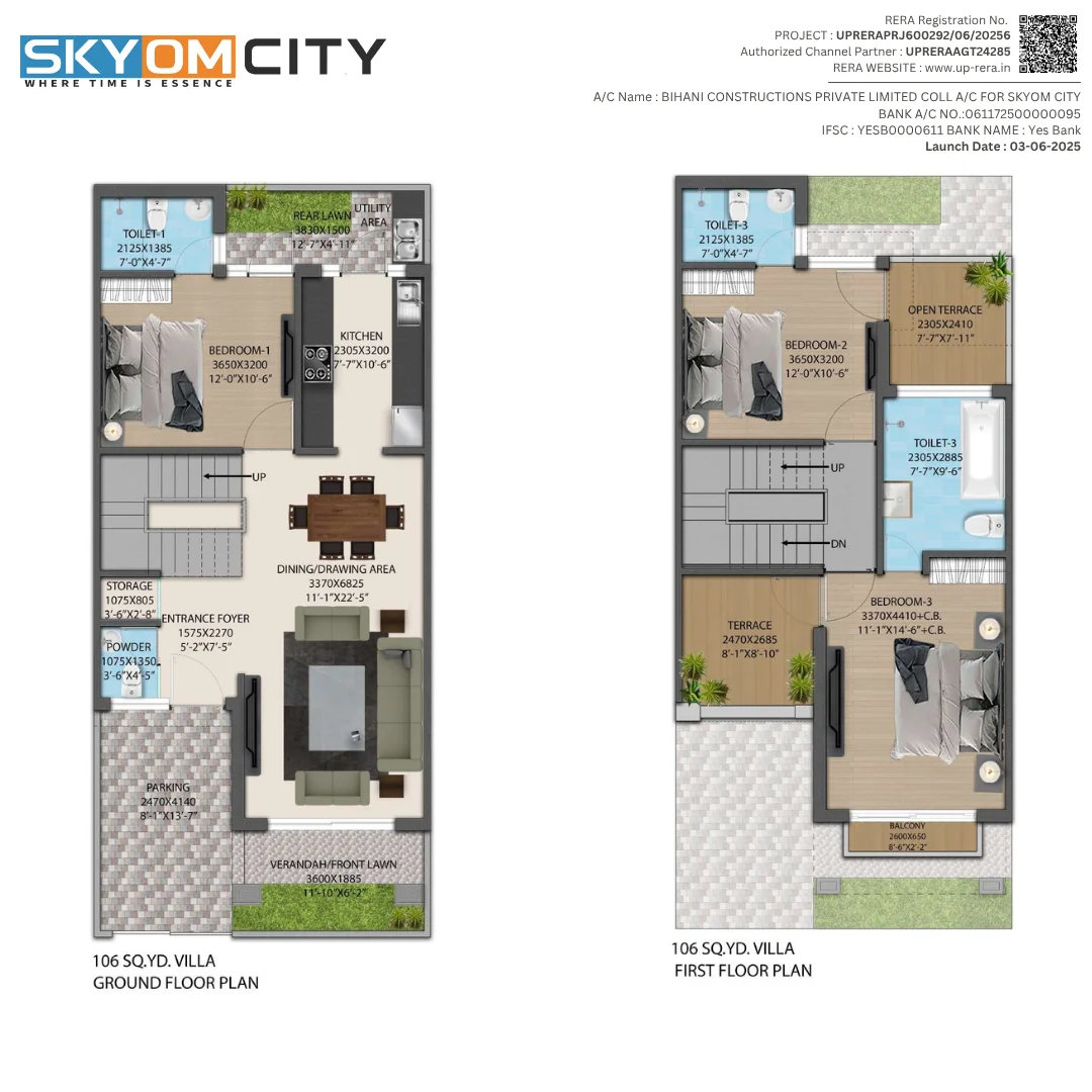 Type 3 Floor Plan Layout