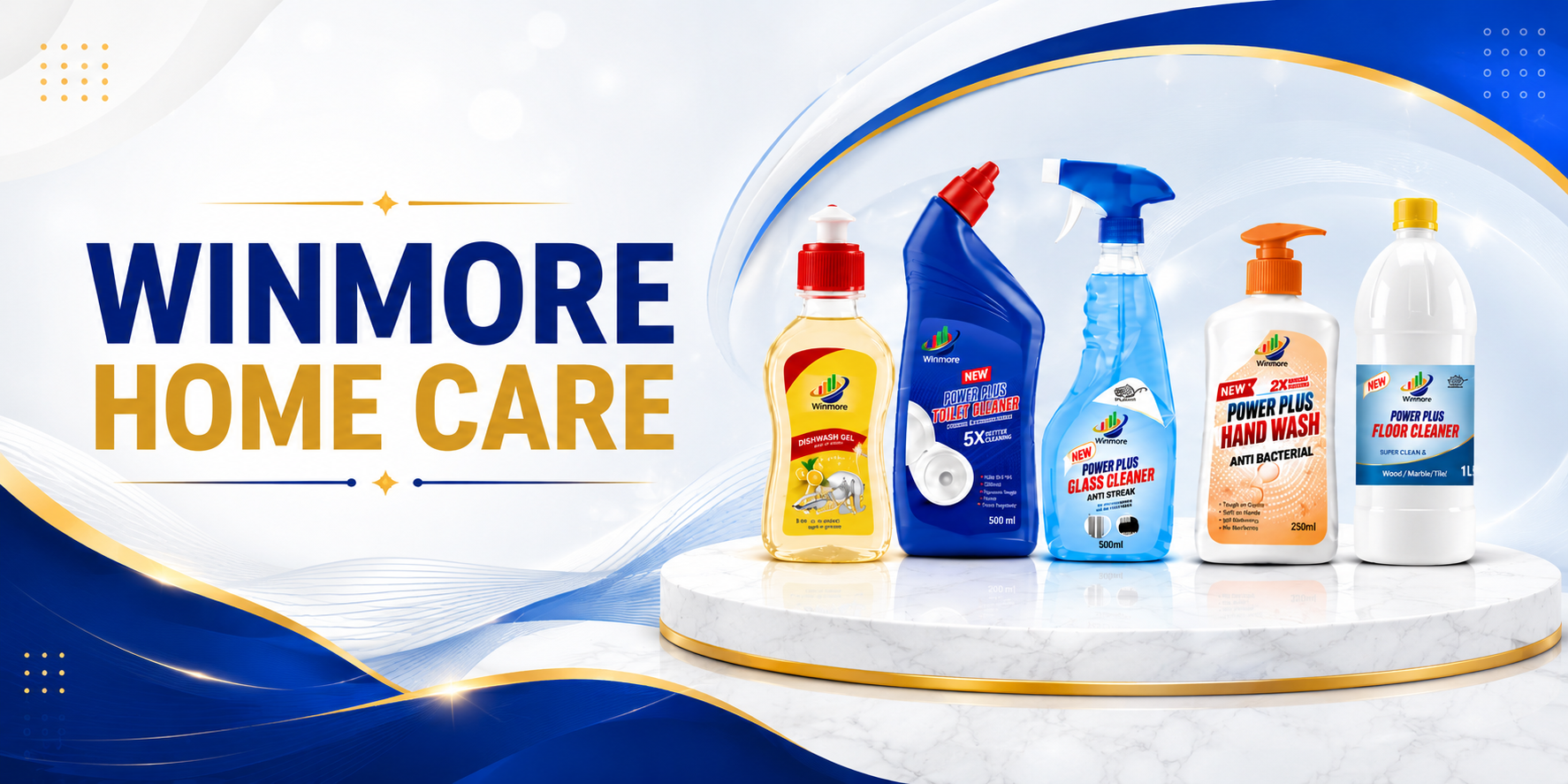 Winmore Home Care Products Banner