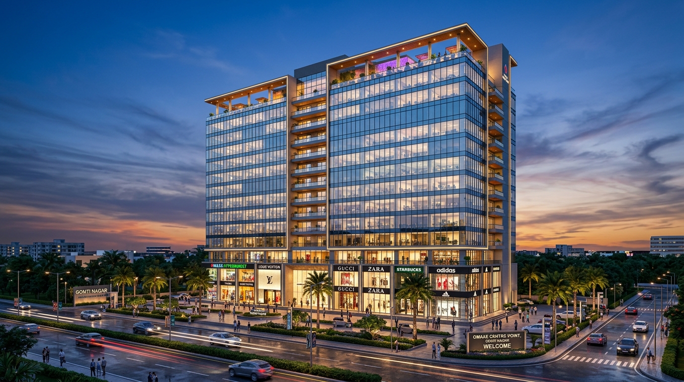 Omaxe Centre Point Gomti Nagar Extension Commercial Tower Banner