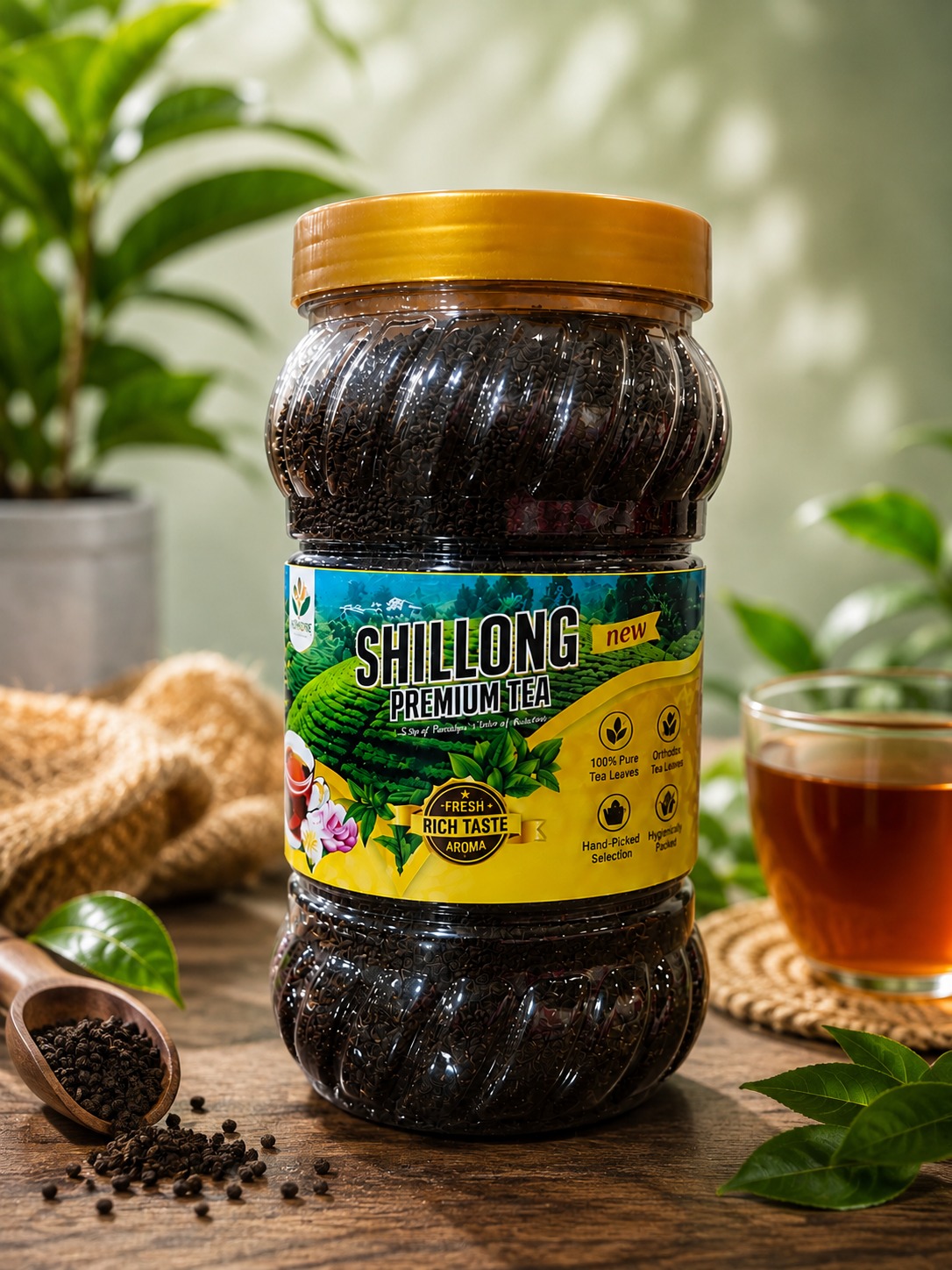 Shillong Premium Tea 250g Jar