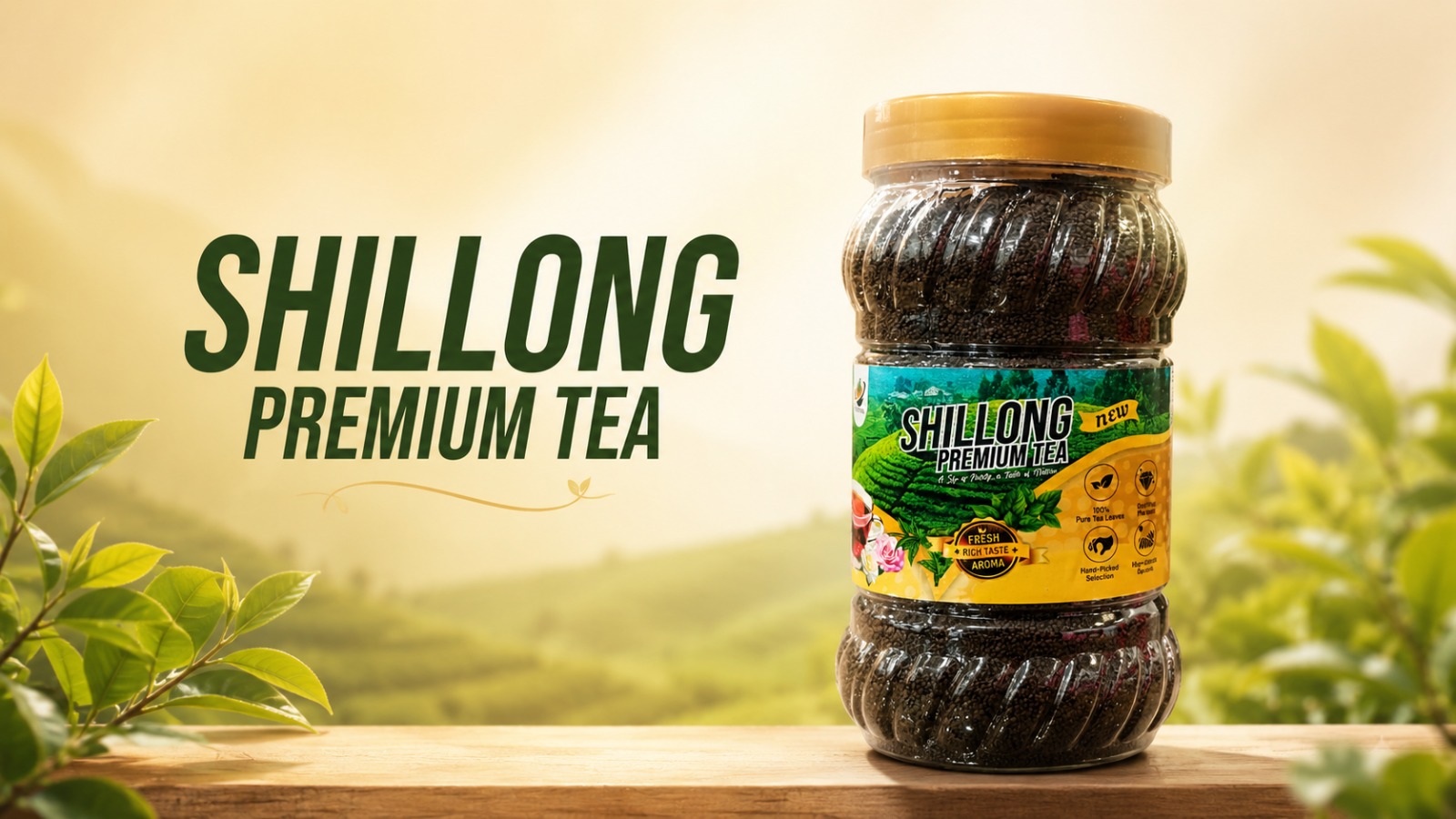 Shillong Premium Tea 250g Jar