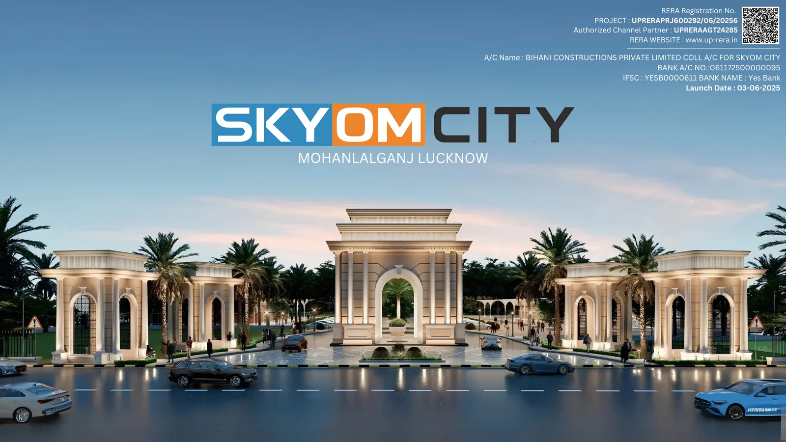 Sky Om City Mohanlalganj Lucknow Township Banner