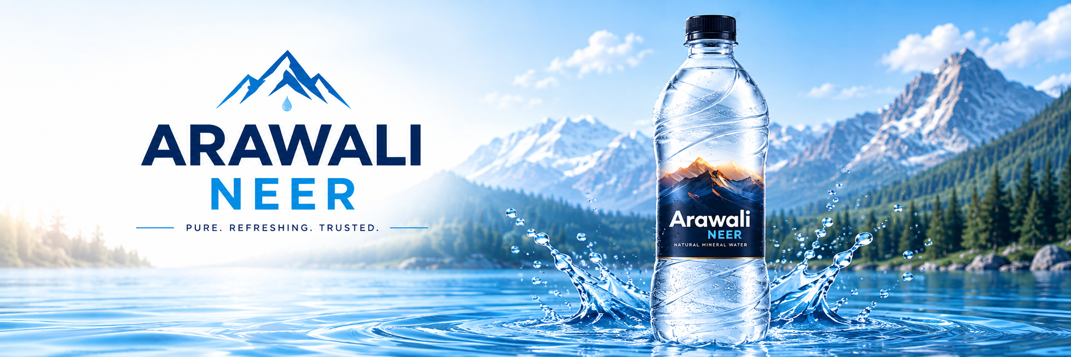 Aravali Neer Mineral Water Banner